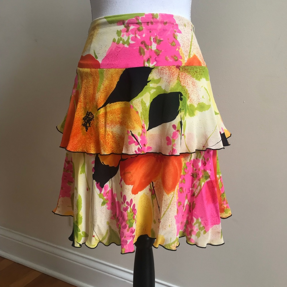 Trina Turk Silk Skirt